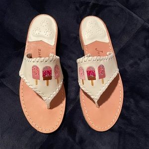 Never worn Jack Rogers Ice Cream sandals size 7.5